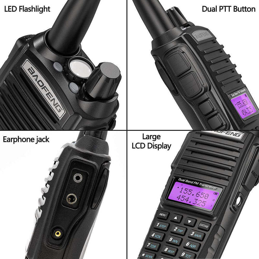 Baofeng UV-82 Good Quality Walkie Talkie Radio 8km range