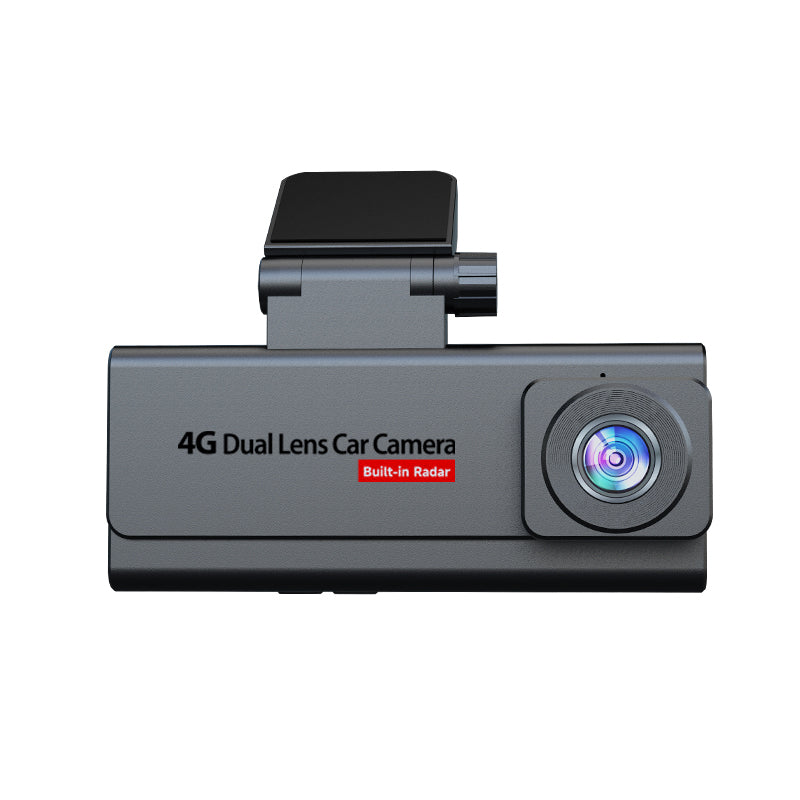 SIM Dual Lens Car Dash Cam 4K Two-way Intercom Night Vision 4G ,GPS G-Sensor Loop Recording Radar Induction Video