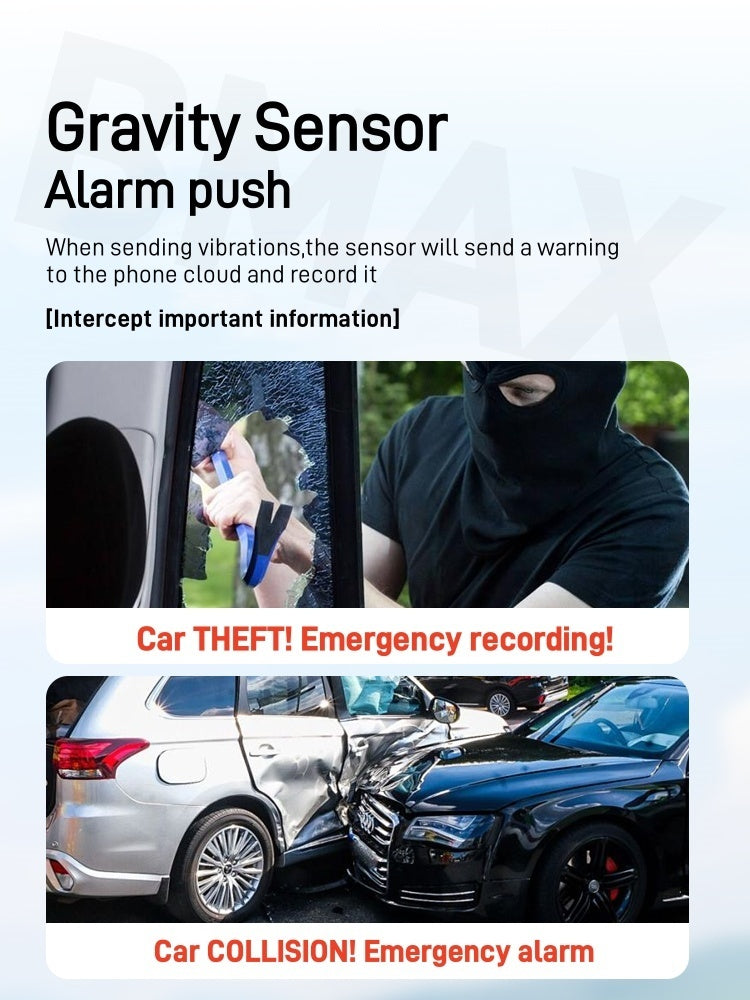 SIM Dual Lens Car Dash Cam 4K Two-way Intercom Night Vision 4G ,GPS G-Sensor Loop Recording Radar Induction Video