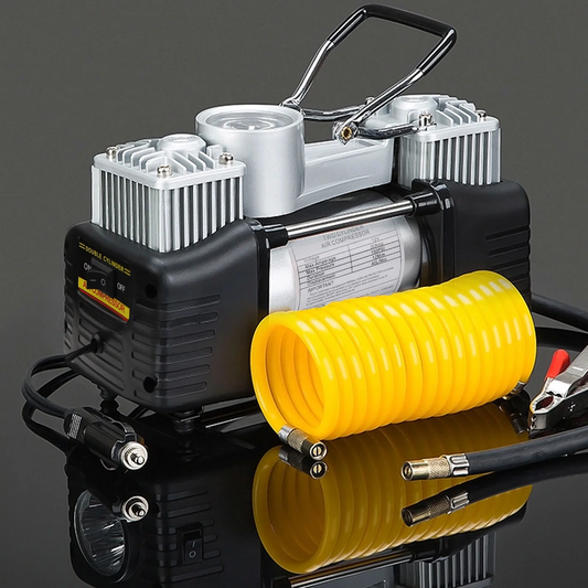 Car Repair Kit Pump Air Compressor Car Tyre Inflator with tools