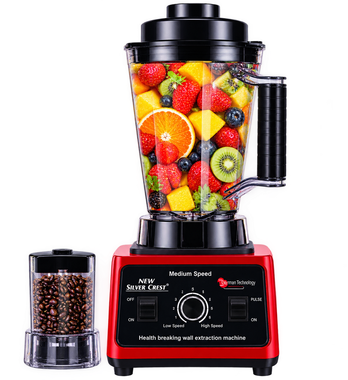 Silver Crest 4L Commercial Heavy Duty Blender & Food Processor –2 in 1
