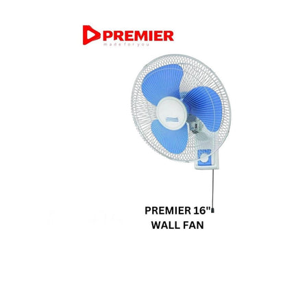 Premier 16″ Wall Fan With Cooling Fan Triple-Speed Control