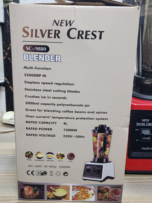 Silver Crest 4L Commercial Heavy Duty Blender & Food Processor –2 in 1