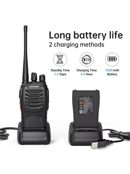 Baofeng BF-888S Handheld Radio Call Walkie Talkie 3KM-5KM