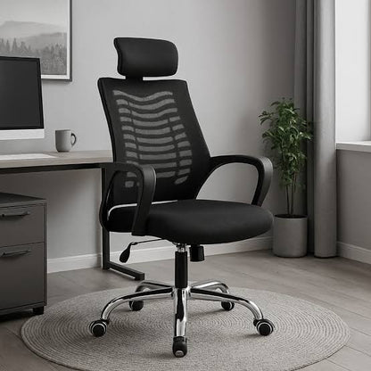 Office Chair with Headrest