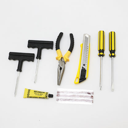 Car Repair Kit Pump Air Compressor Car Tyre Inflator with tools