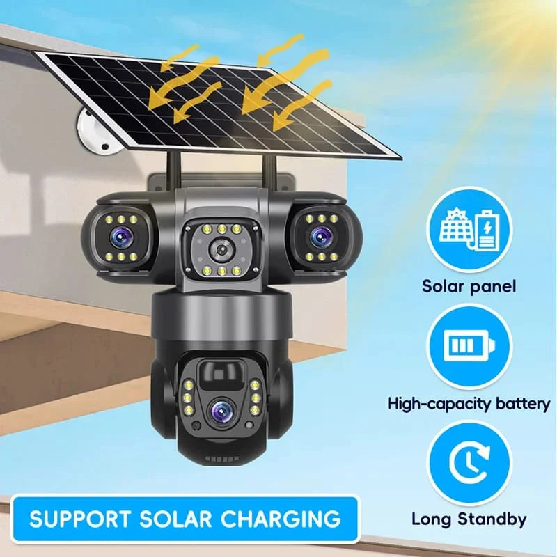 Smart Solar 4G CCTV Camera PTZ with Remote Monitoring