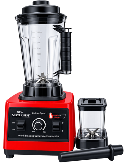 Silver Crest 4L Commercial Heavy Duty Blender & Food Processor –2 in 1