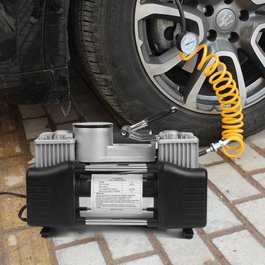 Car Repair Kit Pump Air Compressor Car Tyre Inflator with tools